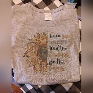 If you can't find the sunshine be the sunshine small shirt